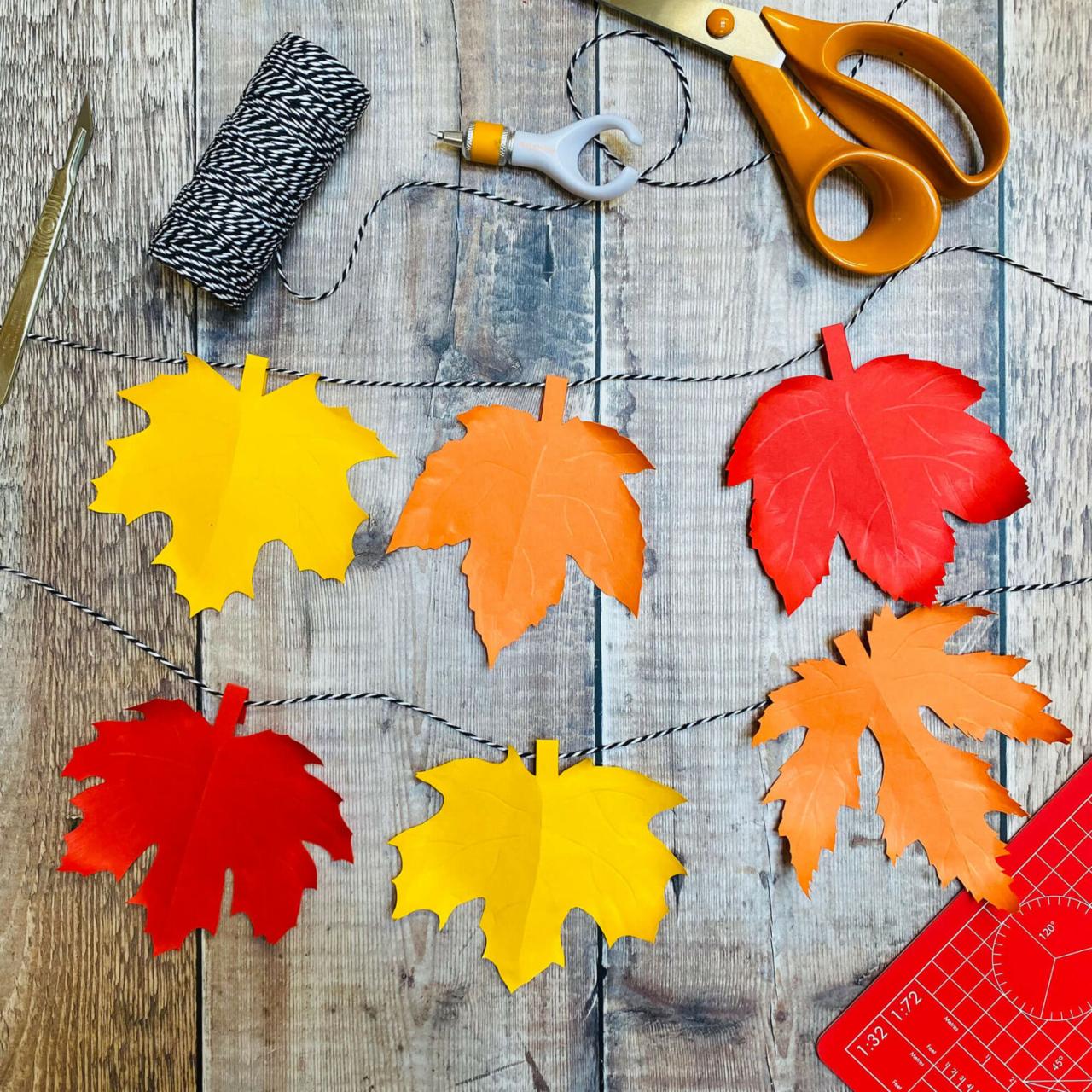 Add Warmth to Your Home with a Beautiful Autumn Leaf Garland – Easy Steps Here!